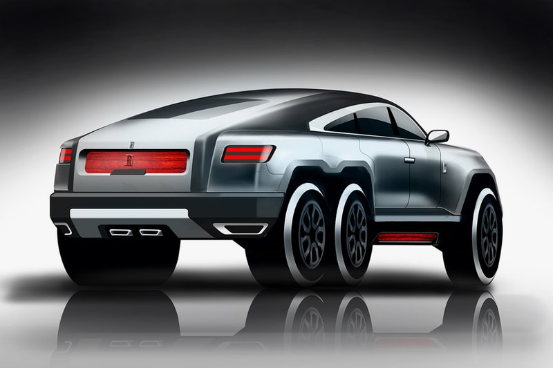 Rolls Royce Phantom Three 6x6 SUV Concept Vivek Sweptail Luxury Cars
