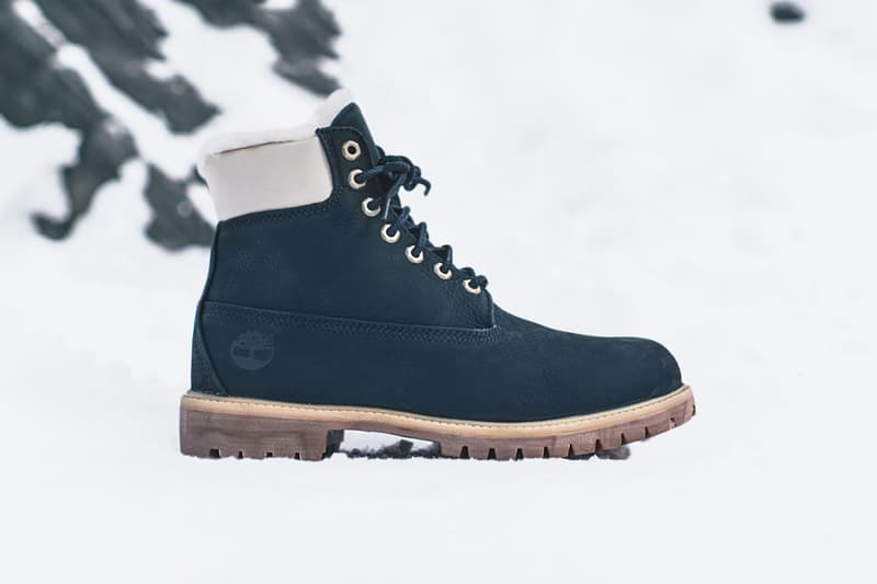 Ronnie Fieg Timberland KITH Chapter 3 distressed rust leather black navy nylon cream shearling release date footwear January 20