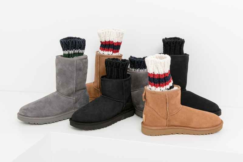 sacai UGG Footwear Shoes Boots Fashion Collaboration Designer Luxury Paris Fashion Week 2018 Fall Winter