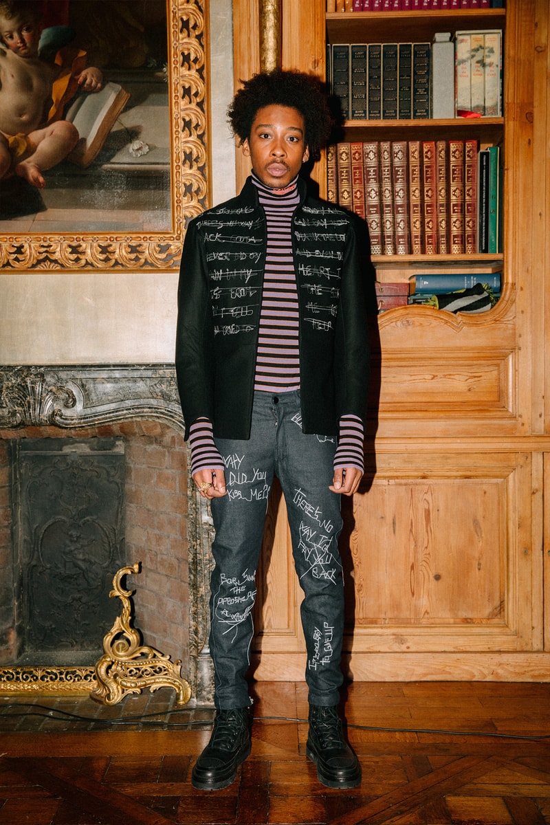 SELF MADE by Gianfranco Villegas Fall/Winter 2018 Collection paris fashion week jimi hendrix biggie smalls