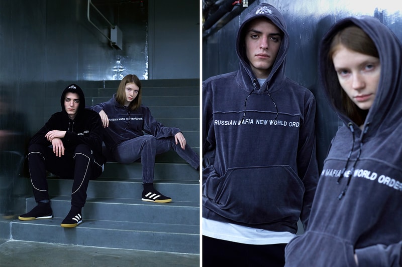 SEVER x KM20 "Russian Mafia New World Order" Kuznetsky Most Gosha Rubchinskiy Moscow Russia Tracksuit Velour