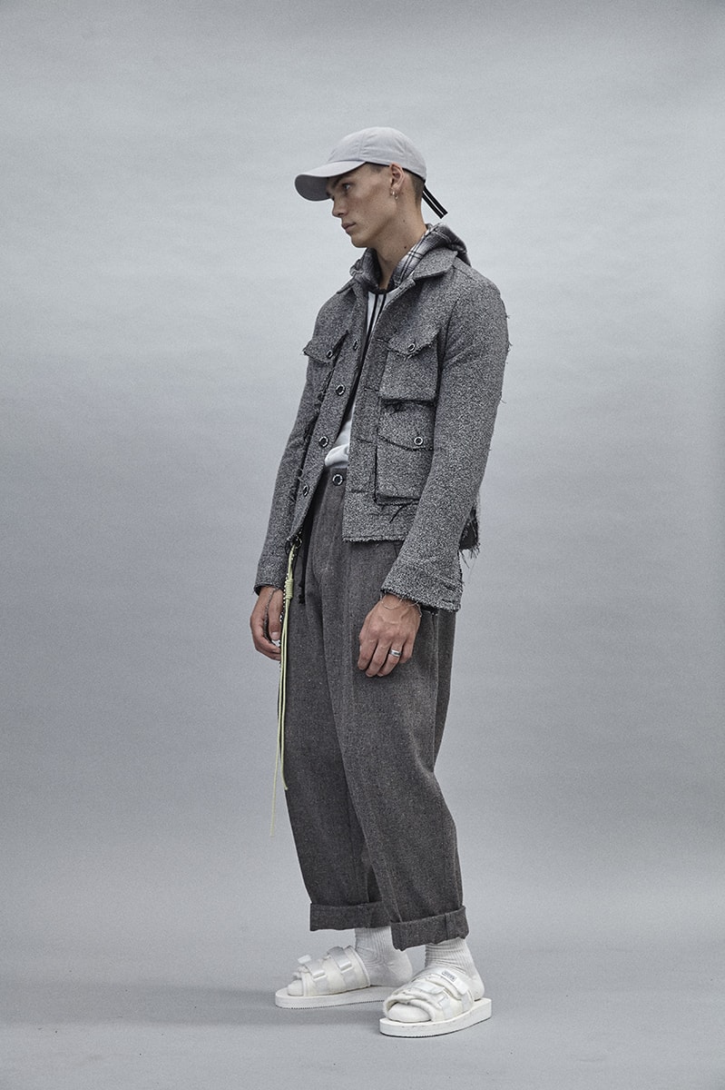 Song for the Mute Fall Winter 2018 Lookbook Sweater T-Shirt Pant Caps