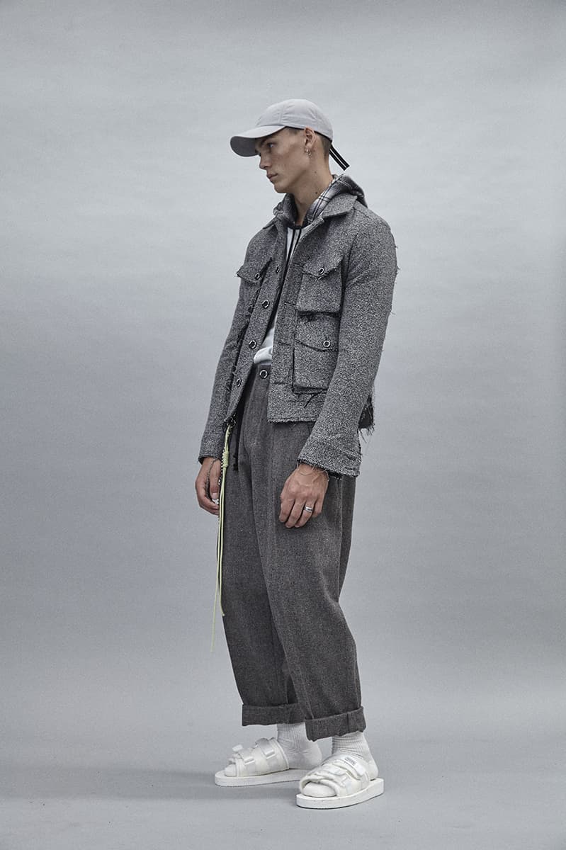 Song for the Mute Fall Winter 2018 Lookbook Sweater T-Shirt Pant Caps