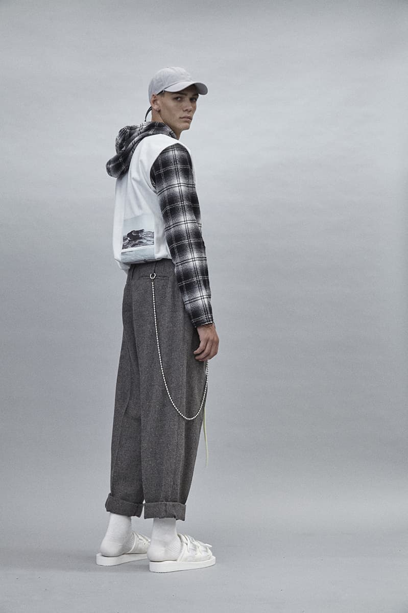 Song for the Mute Fall Winter 2018 Lookbook Sweater T-Shirt Pant Caps