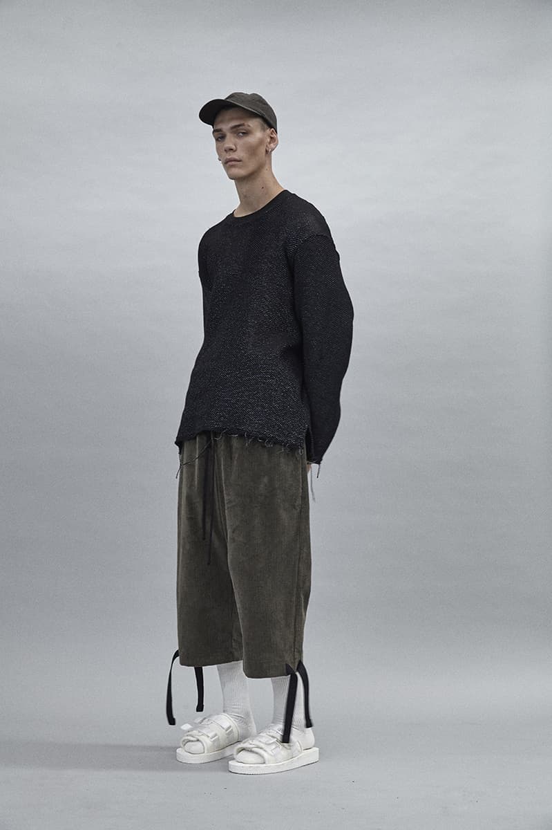 Song for the Mute Fall Winter 2018 Lookbook Sweater T-Shirt Pant Caps