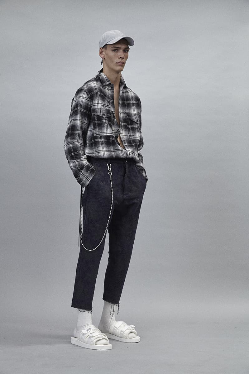 Song for the Mute Fall Winter 2018 Lookbook Sweater T-Shirt Pant Caps