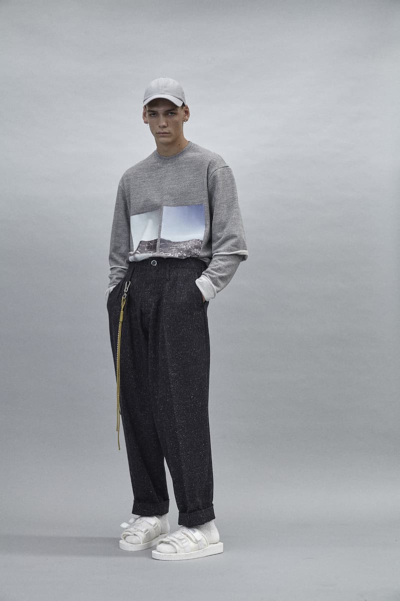 Song for the Mute Fall Winter 2018 Lookbook Sweater T-Shirt Pant Caps