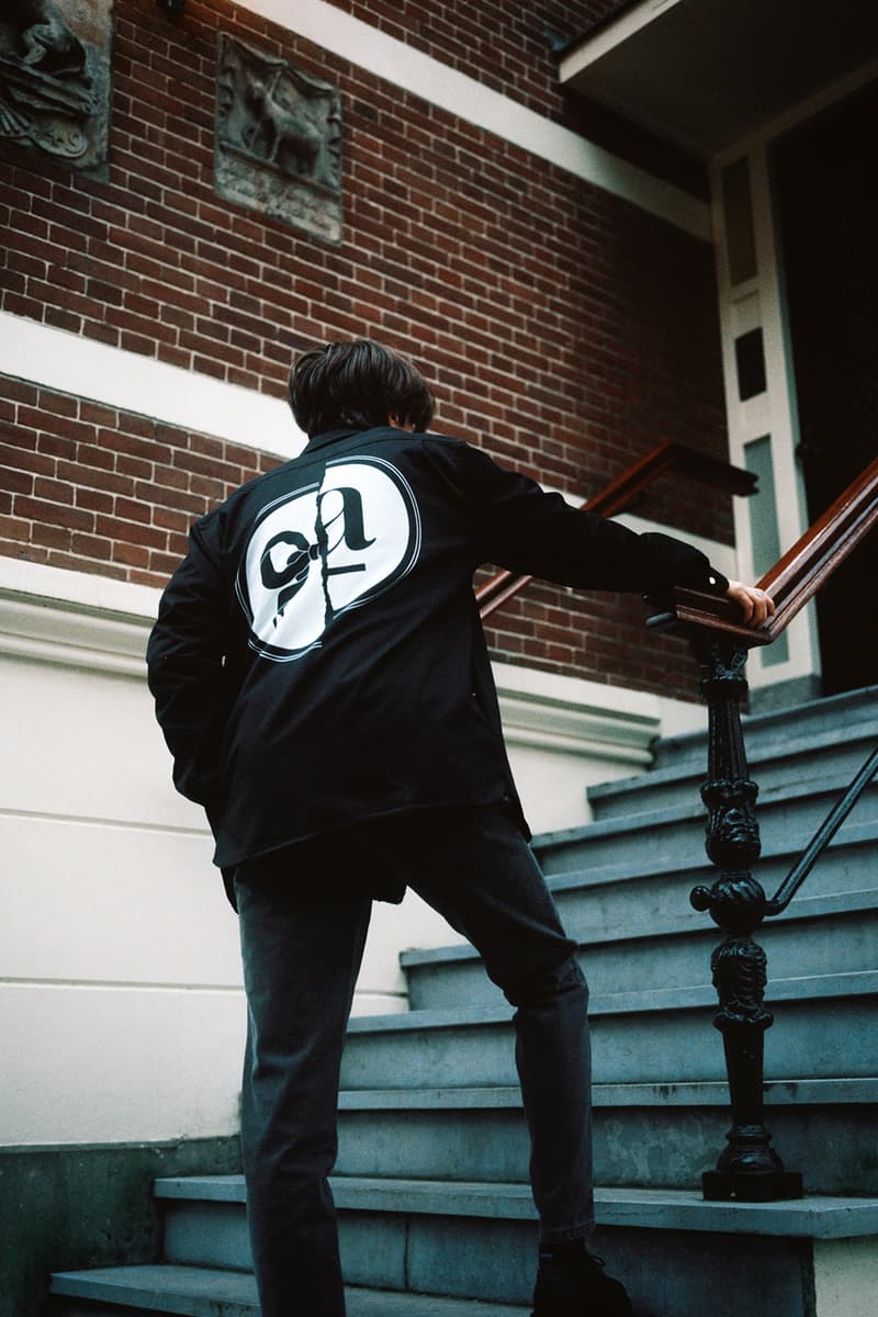 Soulland Afura Collaboration Lookbook Amsterdam t-shirt coach coaches jacket tops capsule clothing streetwear fashion