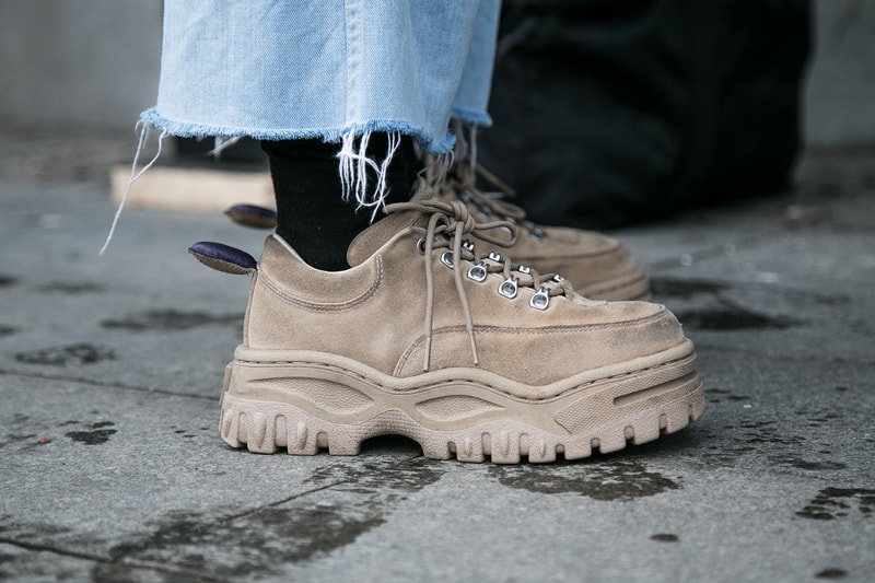 Stockholm Fashion Week Fall/Winter 2018 Street Style Streetsnaps Off-White Virgil Abloh Balenciaga Eytys Acne Studios Raf Simons adidas Originals Ozweego Fear of God