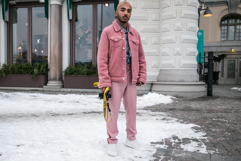 Stockholm Fashion Week Fall/Winter 2018 Street Style Streetsnaps Off-White Virgil Abloh Balenciaga Eytys Acne Studios Raf Simons adidas Originals Ozweego Fear of God