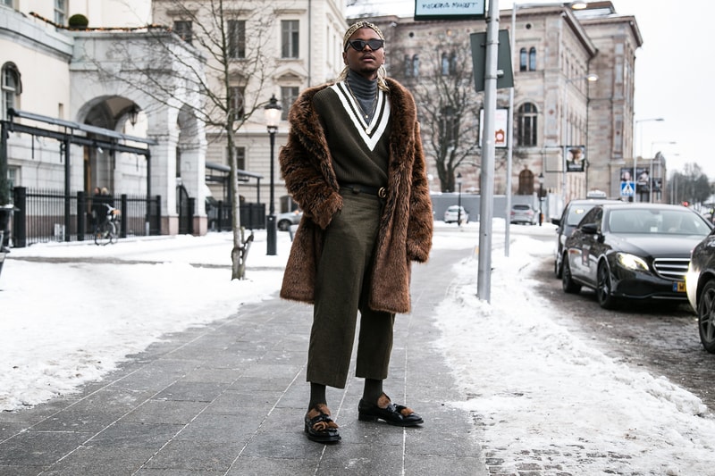 Stockholm Fashion Week Fall/Winter 2018 Street Style Streetsnaps Off-White Virgil Abloh Balenciaga Eytys Acne Studios Raf Simons adidas Originals Ozweego Fear of God