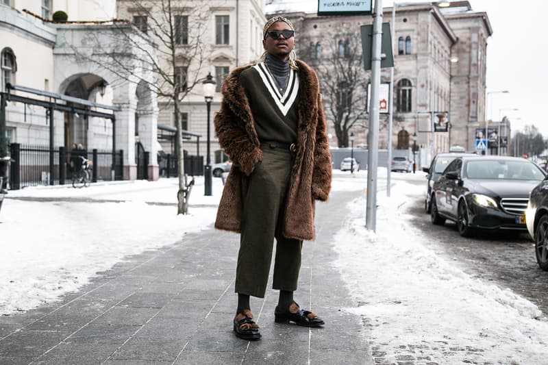 Stockholm Fashion Week Fall/Winter 2018 Street Style Streetsnaps Off-White Virgil Abloh Balenciaga Eytys Acne Studios Raf Simons adidas Originals Ozweego Fear of God