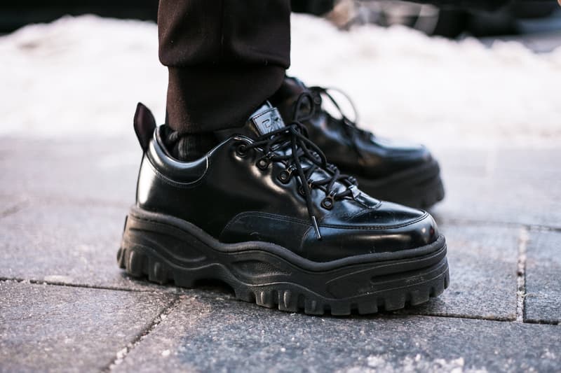 Stockholm Fashion Week Fall/Winter 2018 Street Style Streetsnaps Off-White Virgil Abloh Balenciaga Eytys Acne Studios Raf Simons adidas Originals Ozweego Fear of God