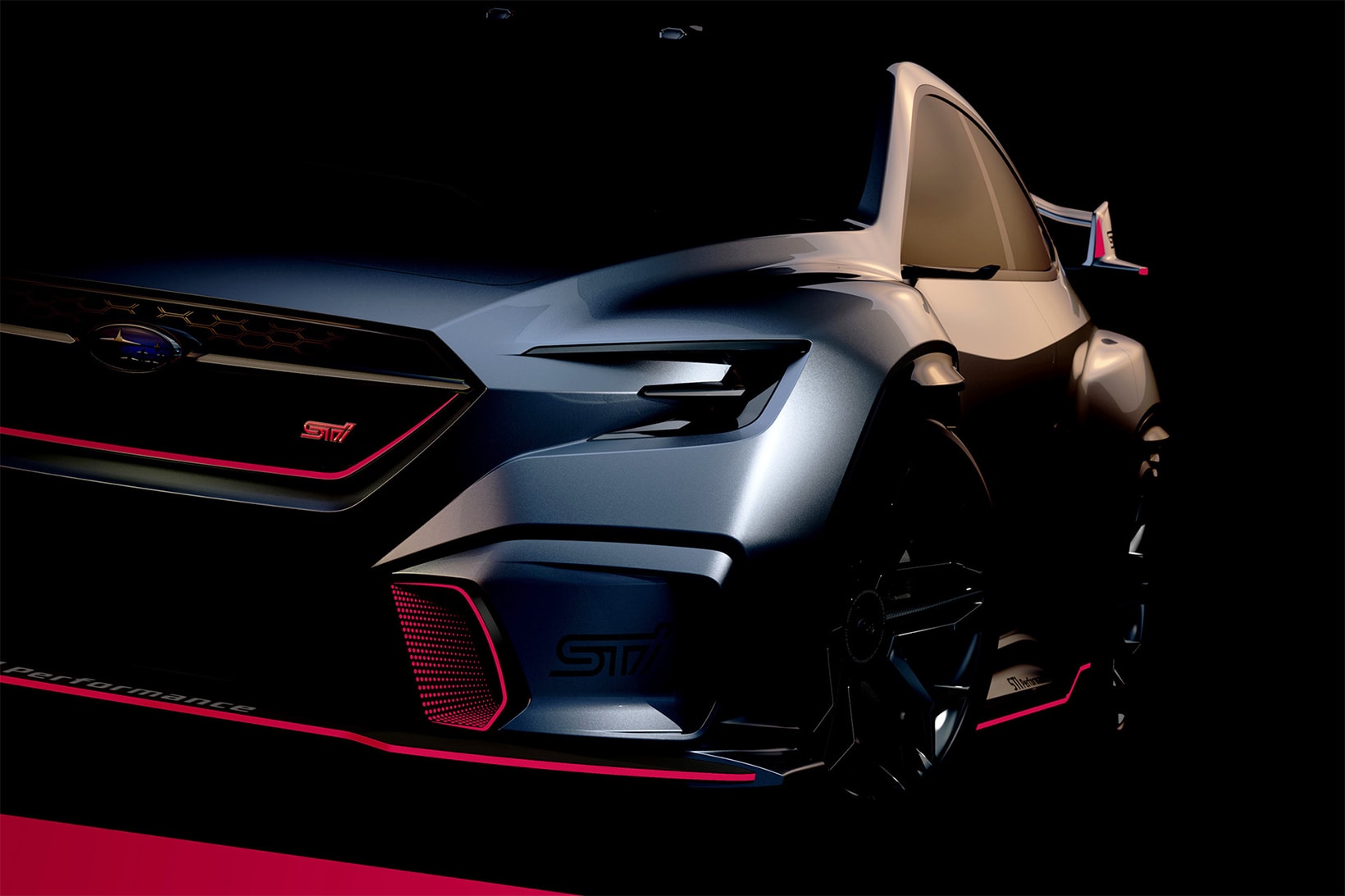 Subaru STI Viziv Performance Concept Teaser 2018 Tokyo Auto Show Salon