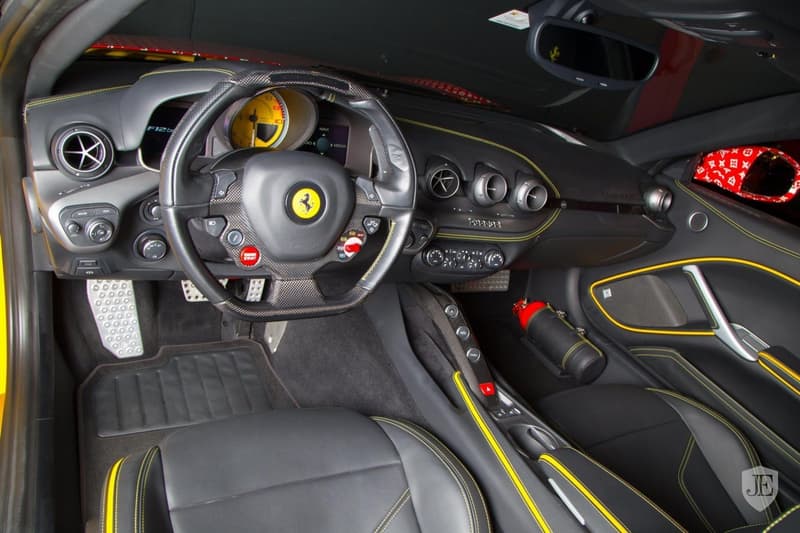 Supreme x Louis Vuitton Ferrari F12 Berlinetta 2014 Custom Model For Sale Auction Deals on Wheels Supercar