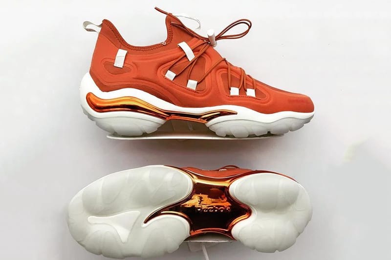 reebok dmx orange