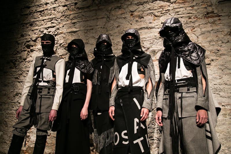 TAKAHIROMIYASHITATheSoloist. Fall/Winter 2018 Meshes Leather With Suiting