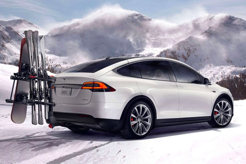 Watch a Tesla Model X Save a Semi-Truck Stuck in Snow