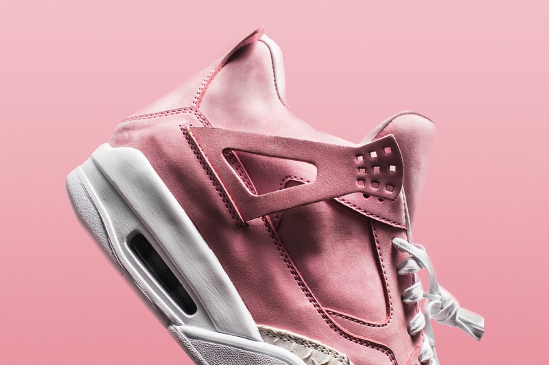 The Shoe Surgeon French Rose White Toe Jordan 4 January 17 Release