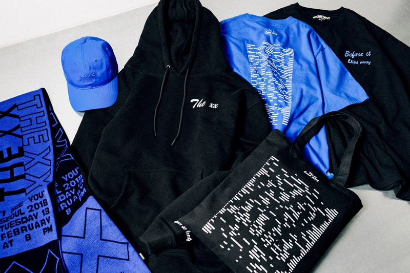 WORKSOUT The xx Seoul 2018 Tour Merch Collaboration Collection Release Date Info Black Blue