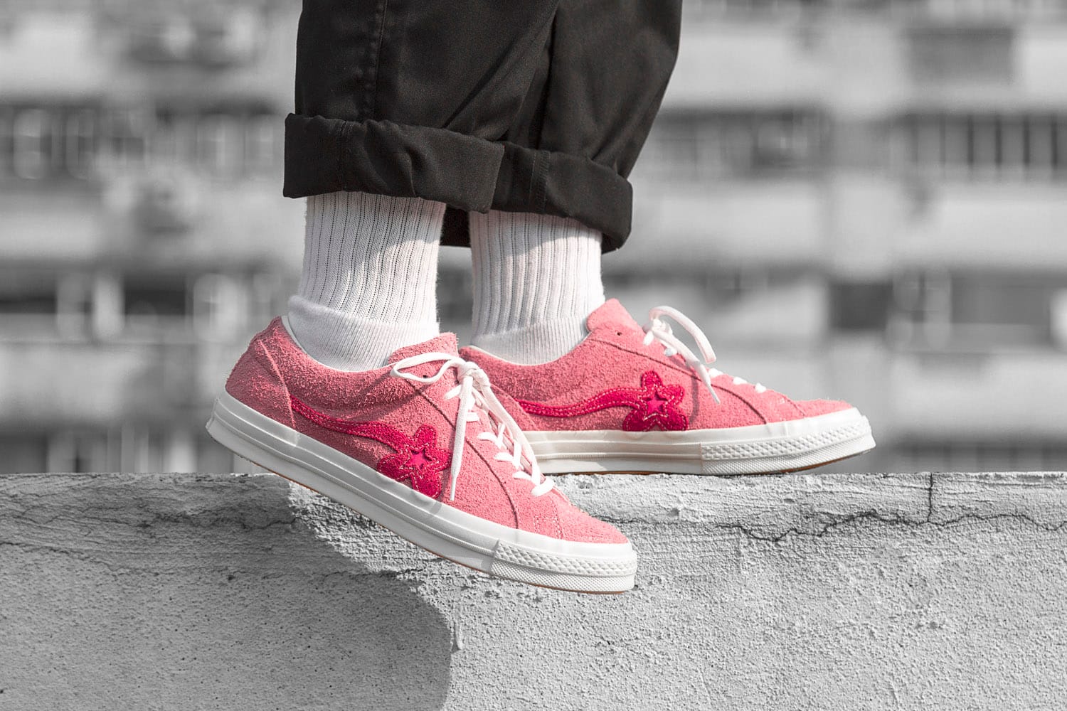 tyler the creator pink shoes
