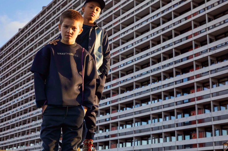 Unauthorized 2018 Fall Winter Collection Lookbook Denmark Father Son Athleisure sweatpants tracksuit