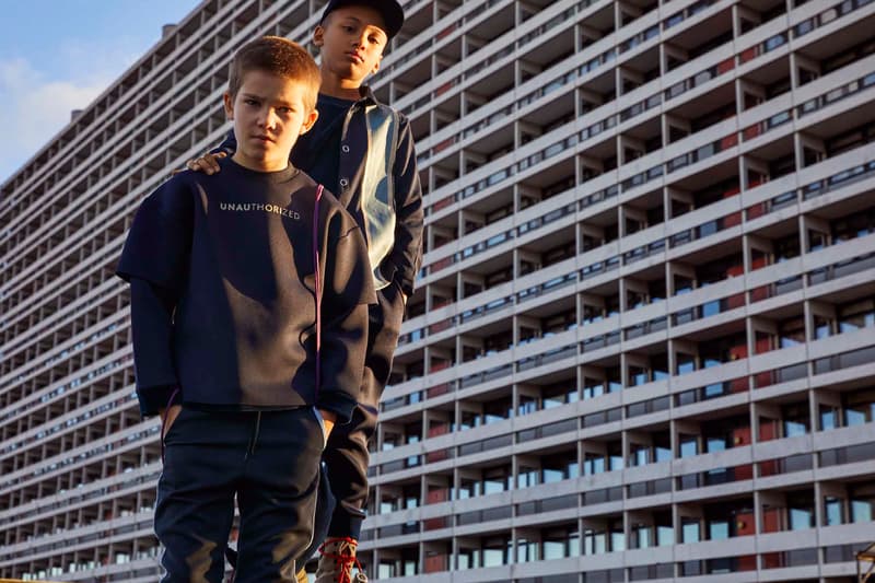 Unauthorized 2018 Fall Winter Collection Lookbook Denmark Father Son Athleisure sweatpants tracksuit