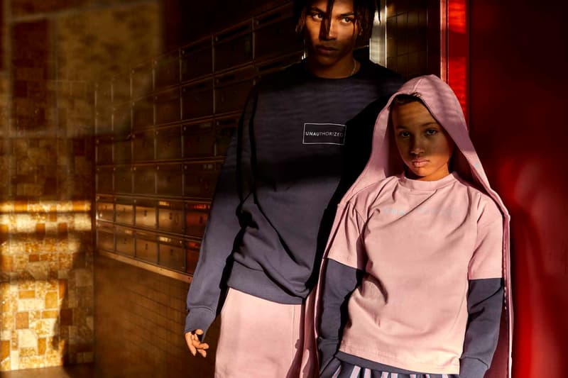 Unauthorized 2018 Fall Winter Collection Lookbook Denmark Father Son Athleisure sweatpants tracksuit