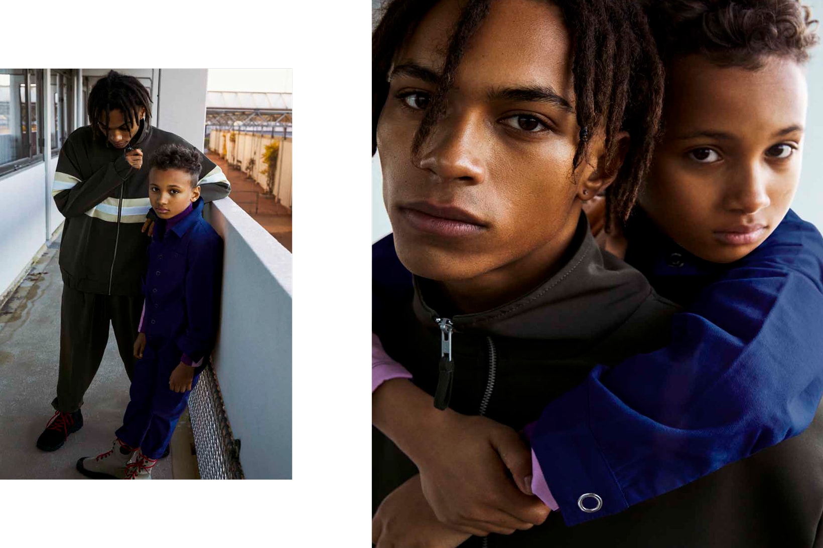 Unauthorized 2018 Fall Winter Collection Lookbook Denmark Father Son Athleisure sweatpants tracksuit