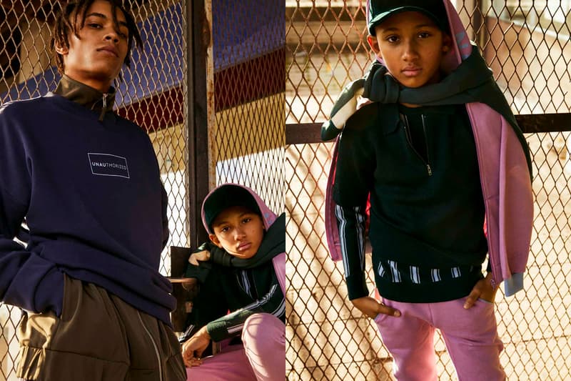 Unauthorized 2018 Fall Winter Collection Lookbook Denmark Father Son Athleisure sweatpants tracksuit