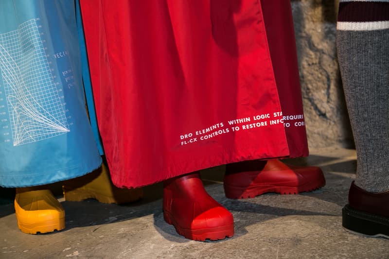 UNDERCOVER Fall/Winter 2018 Pitti Uomo 93 Backstage Imagery Kubrick 2001: A Space Odyssey Virgil Abloh Off-White J.W.Anderson