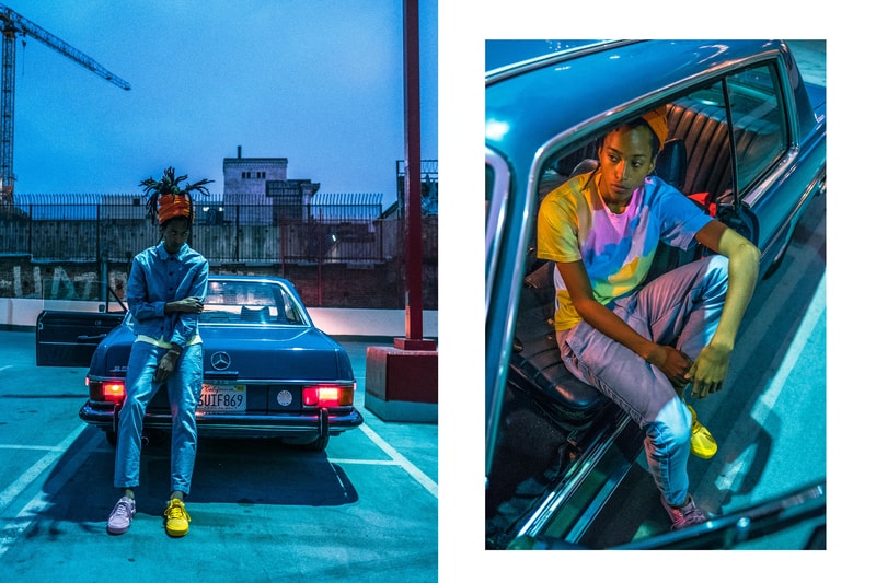 Union Private Label Inner City Blues Editorial  vans color tie dye lookbooks streetwear downtown la