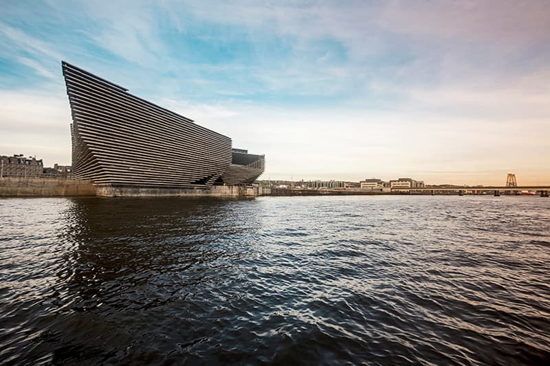 V&A Dundee Museum of Design Kengo Kuma Architecture Opening date scotland