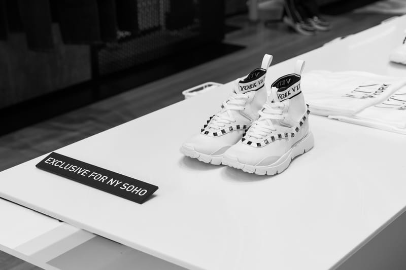 Valentino's NYC Pop-Up Debuts VLTN Collection Merging Athleisure and Luxury