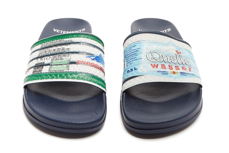 Vetements Releases Mismatched Bottled Water-Inspired Slides