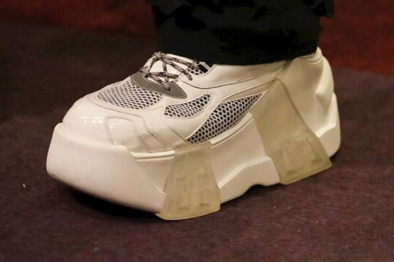Vetements SWEAR London sneakers paris fashion week Fall Winter 2018 closer look