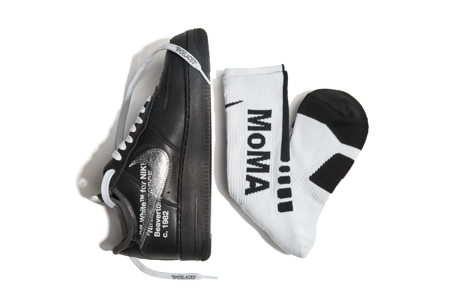 Virgil Abloh x Nike AF1 MoMA Black 