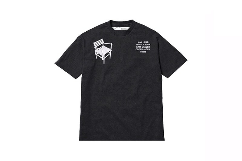 Off-White™ "DIY CHAIR" CIFF RAVEN T-shirt Virgil Abloh Max Lamb Sami Janjer Samuel Ross OAKLEY