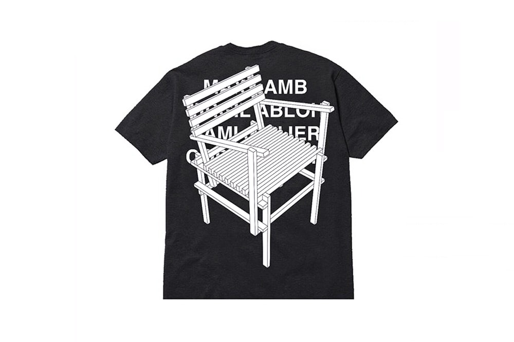 Off-White™ "DIY CHAIR" CIFF RAVEN T-shirt Virgil Abloh Max Lamb Sami Janjer Samuel Ross OAKLEY