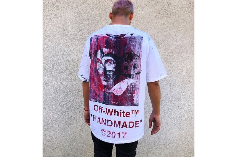 Virgil Abloh Takashi Murakami Gagosian Gallery off white print collaboration