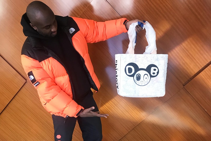 Virgil Abloh Takashi Murakami Tote Bag Collaboration