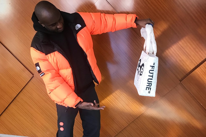 Virgil Abloh Takashi Murakami Tote Bag Collaboration