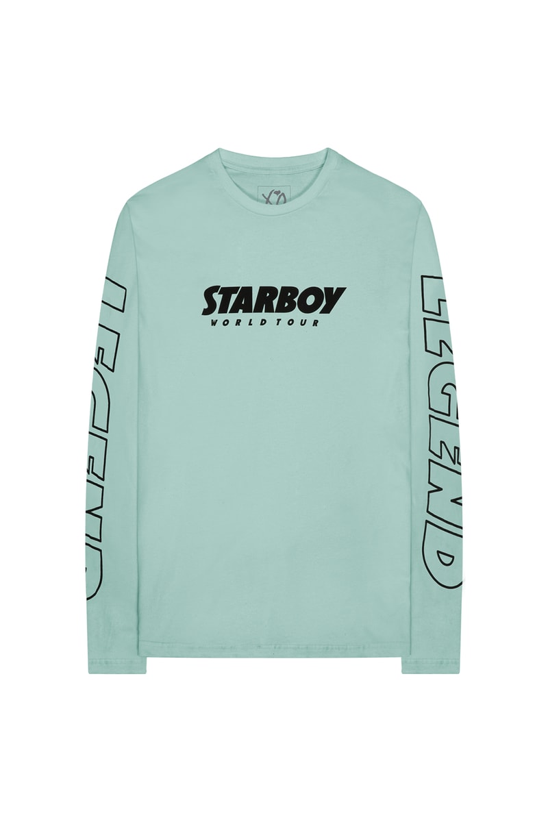 The Weeknd Starboy LEGEND OF THE FALL PHASE TWO Tour Merch Drop Limited Edition 96 hours web store sale