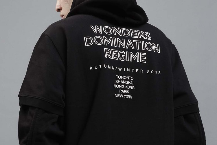 Wonders Fall/Winter 2018 "Don't Give Up" Collection Highlights Eclecticism in Streetwear
