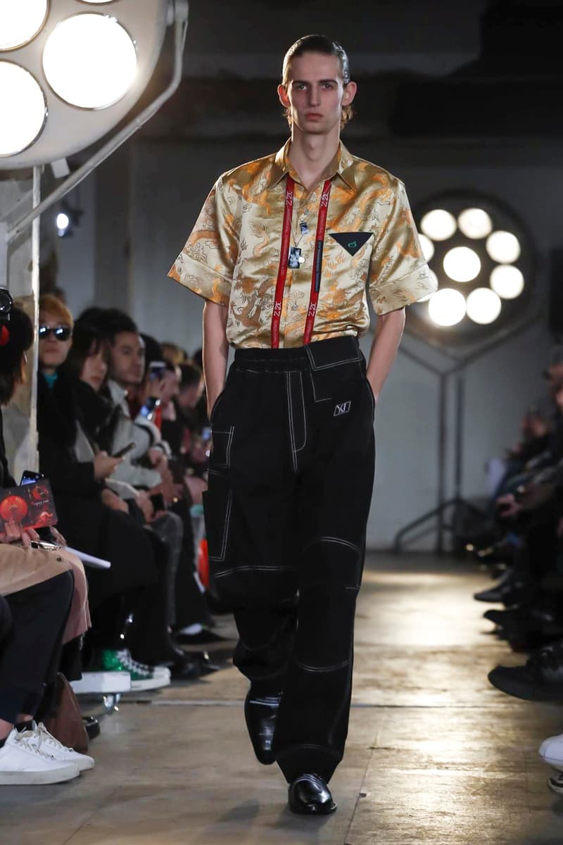 Xander Zhou 2018 Fall Winter Collection london fashion week london fashion week mens lfwm