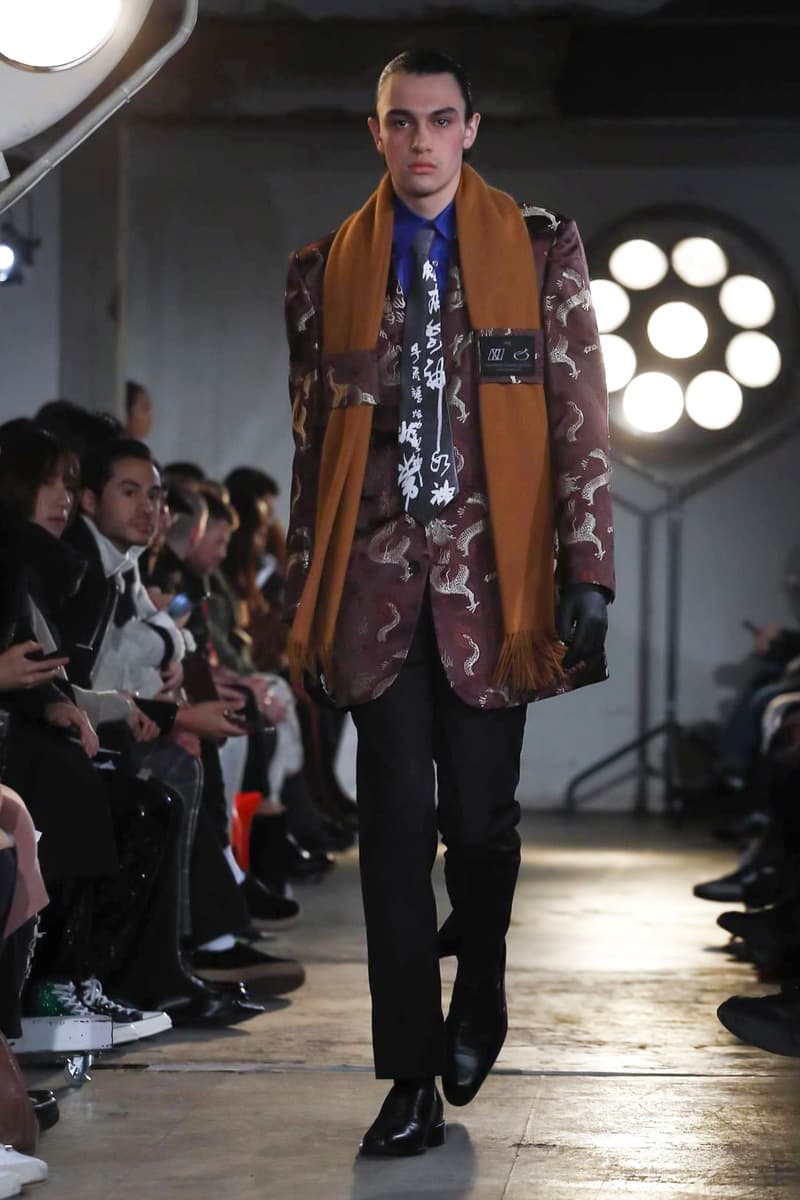 Xander Zhou 2018 Fall Winter Collection london fashion week london fashion week mens lfwm