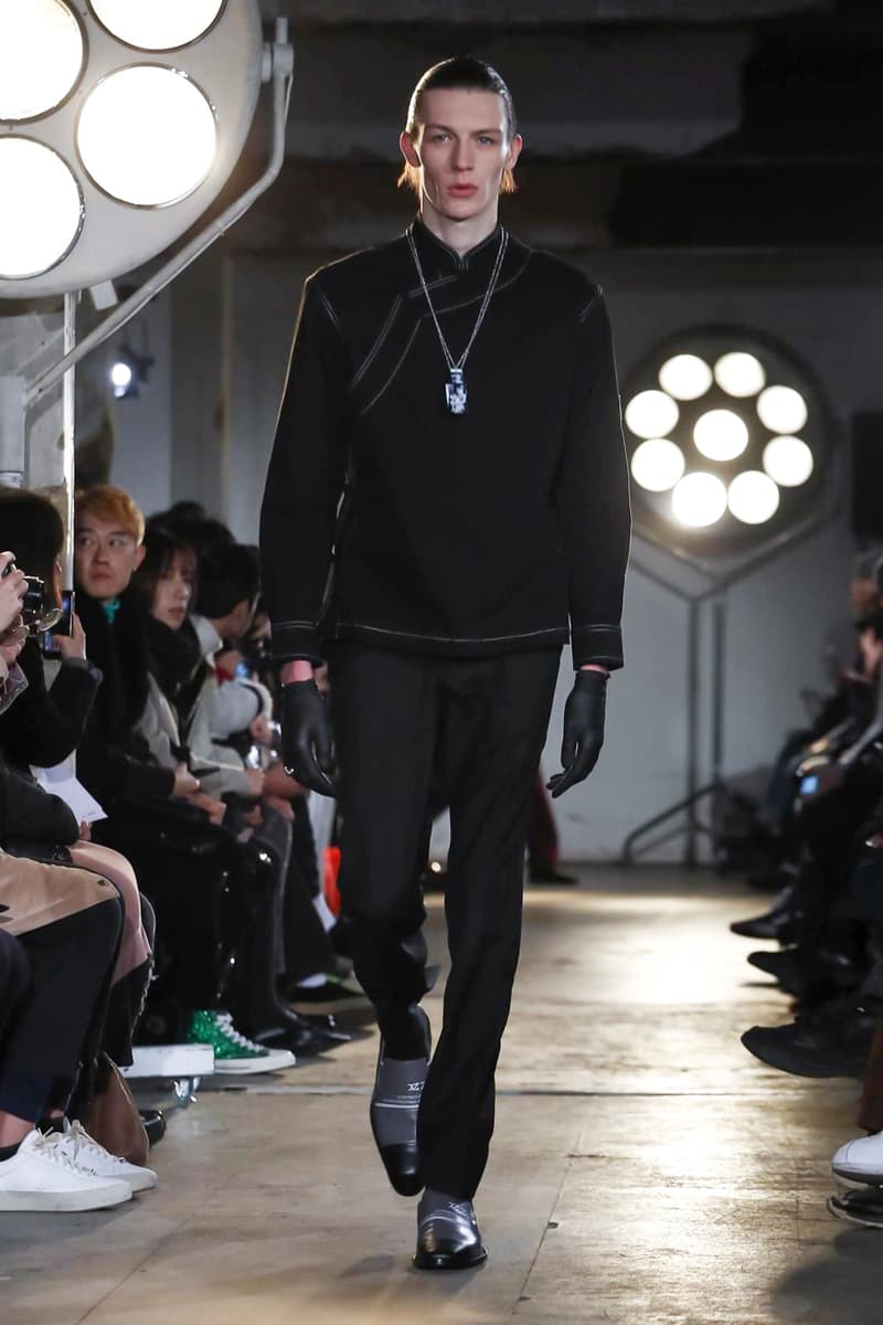 Xander Zhou 2018 Fall Winter Collection london fashion week london fashion week mens lfwm