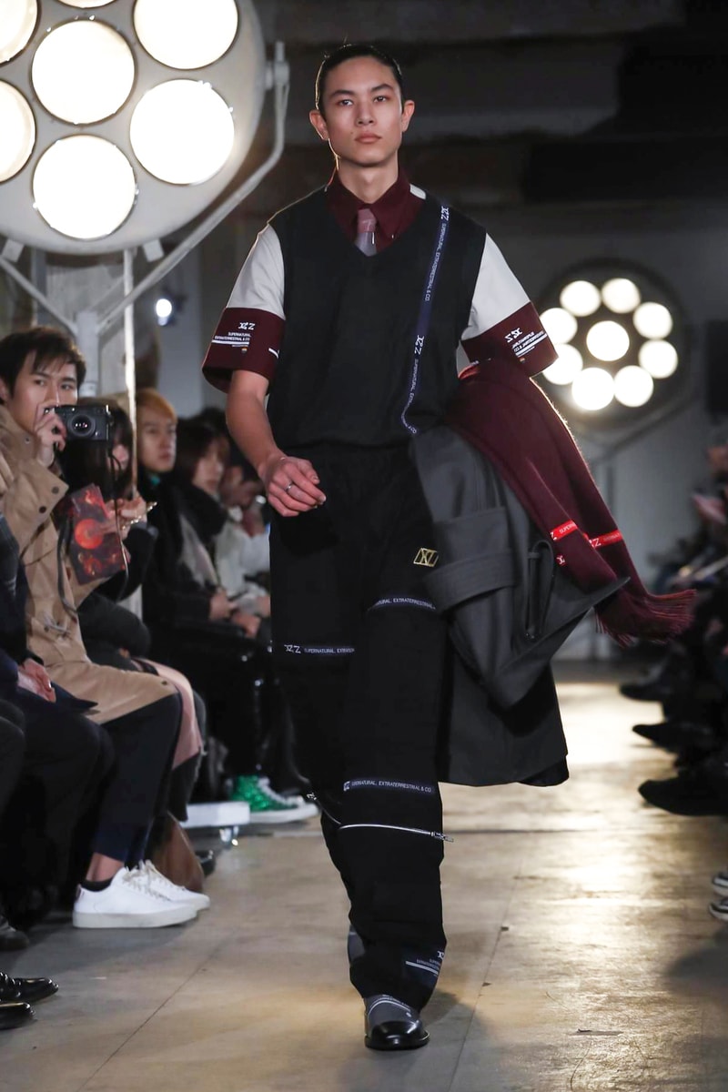Xander Zhou 2018 Fall Winter Collection london fashion week london fashion week mens lfwm