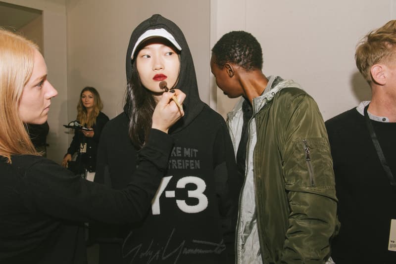 Y-3 Fall/Winter 2018 Paris Fashion Week Backstage Yohji Yamamoto adidas James Harden Futurecraft