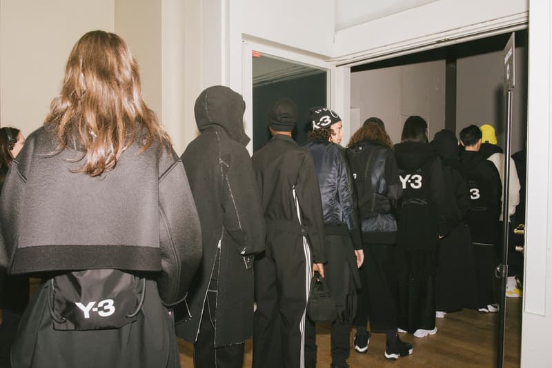 Y-3 Fall/Winter 2018 Paris Fashion Week Backstage Yohji Yamamoto adidas James Harden Futurecraft